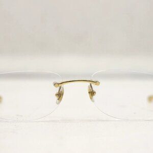 Cartier CT00580 130mm Panthère de Cartier Gold Frame Clear Lens Sunglasses